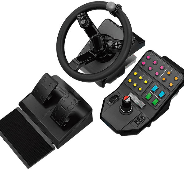 LOGITECH VOLAN G FARM SIMULATOR HEAVY EQUIPMENT BUNDLE