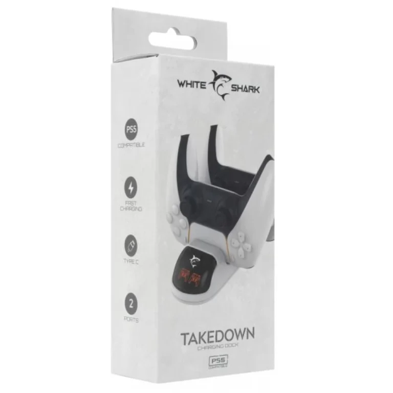 White Shark PS5 Charging Dock TAKEDOWN