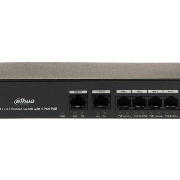 DAHUA PFS3006-4ET-36 6-Port Fast Ethernet Switch with 4-Port PoE