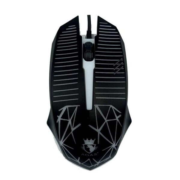 AOAS V06 RGB USB Optical gaming miš crni