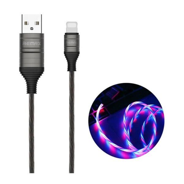 RC-130i RGB USB Lightning 2A kabl 1m crni
