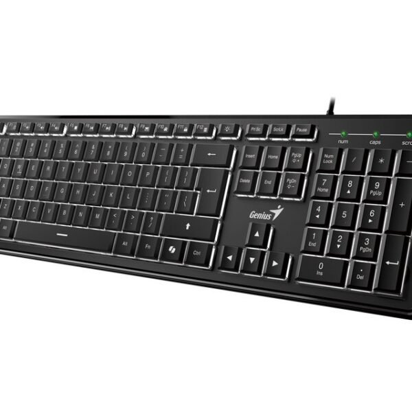 SlimStar 820 USB US crna tastatura
