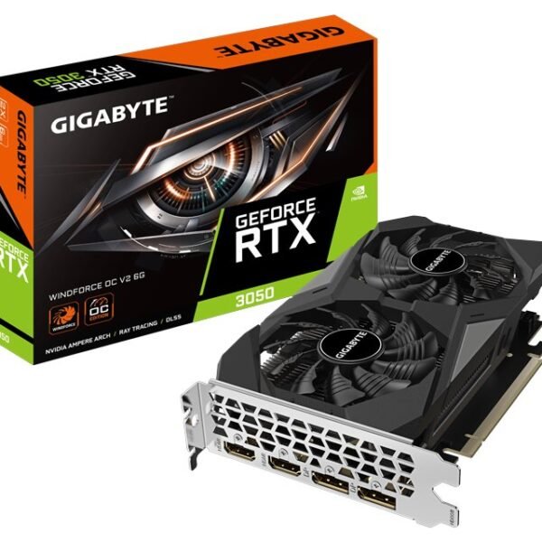 GIGABYTE nVidia GeForce RTX 3050 6GB 96bit GV-N3050WF2OCV2-6GD