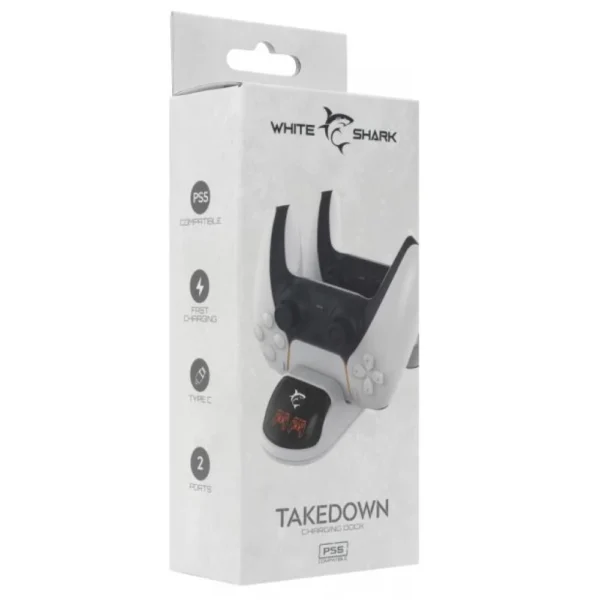 White Shark PS5 Charging Dock TAKEDOWN
