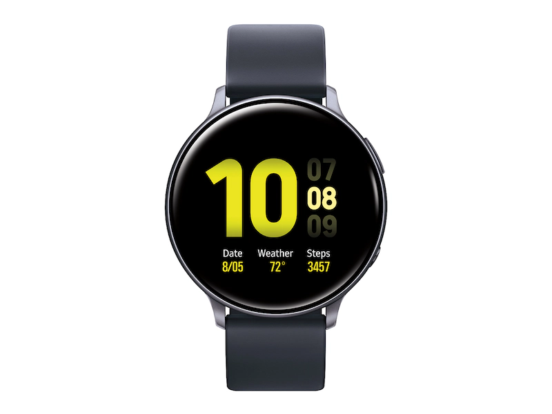 Gallery-Active2-BT-44mm-AquaBlack-1.webp Samsung Galaxy Watch Active2 (44mm) – SM-R820 | AMOLED | Smart sat (Polovan) - Image 1