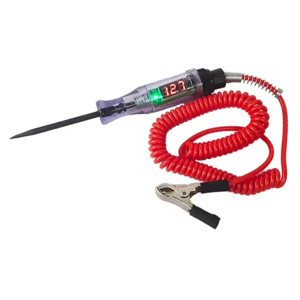 🔧 Digitalni Tester Naponskog Kruga 6V–24V – Auto Dijagnostička Sonda sa LED Ekranom i Metalnom Iglom